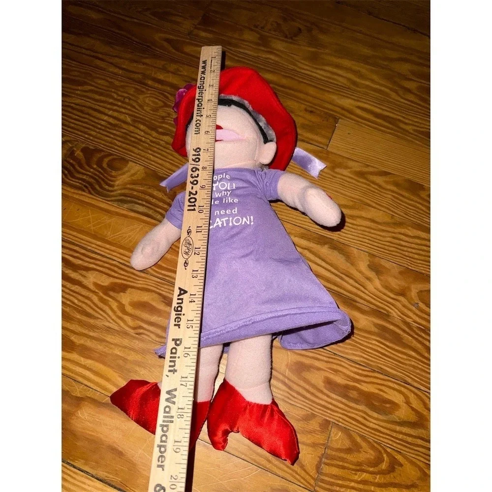 Red Hat society PBC International Sassy Grandma musical‎ Plush Doll Purple funny